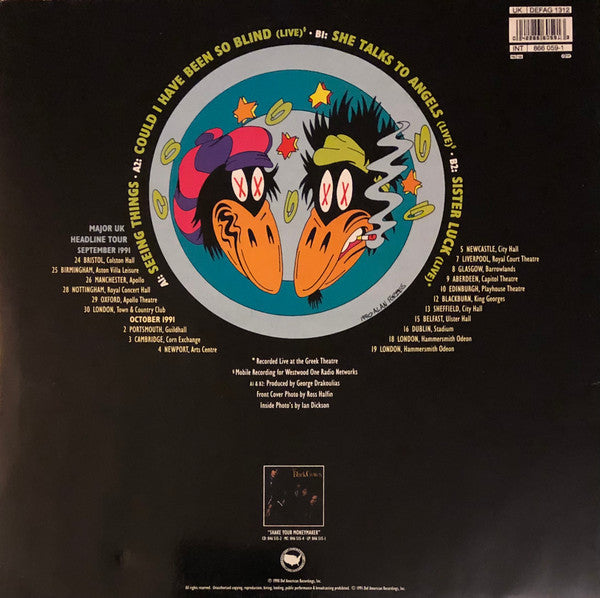 The Black Crowes : Seeing Things (12", Gat)