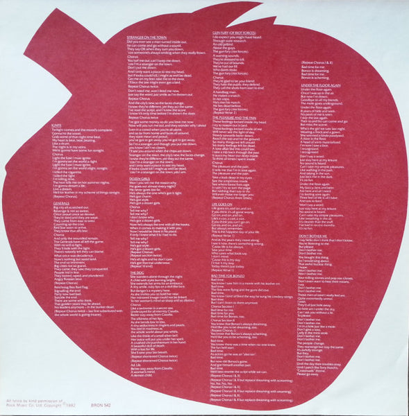 The Damned : Strawberries (LP, Album)