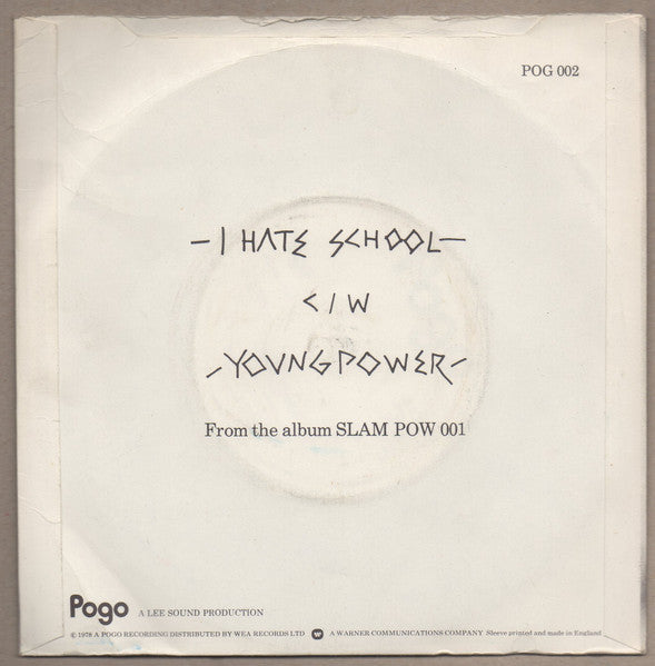 Suburban Studs : I Hate School (7", Single)