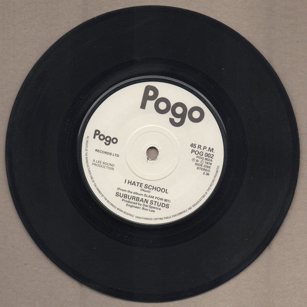 Suburban Studs : I Hate School (7", Single)