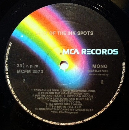 The Ink Spots : The Best Of The Ink Spots (LP, Comp, Mono)