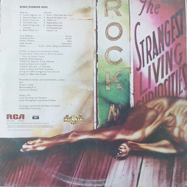 Bowie* : Diamond Dogs (LP, Album, Gat)
