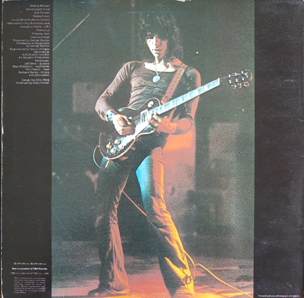 Jeff Beck : Blow By Blow (LP, Album, RP, Ora)