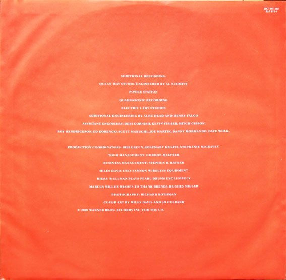 Miles Davis : Amandla (LP, Album)