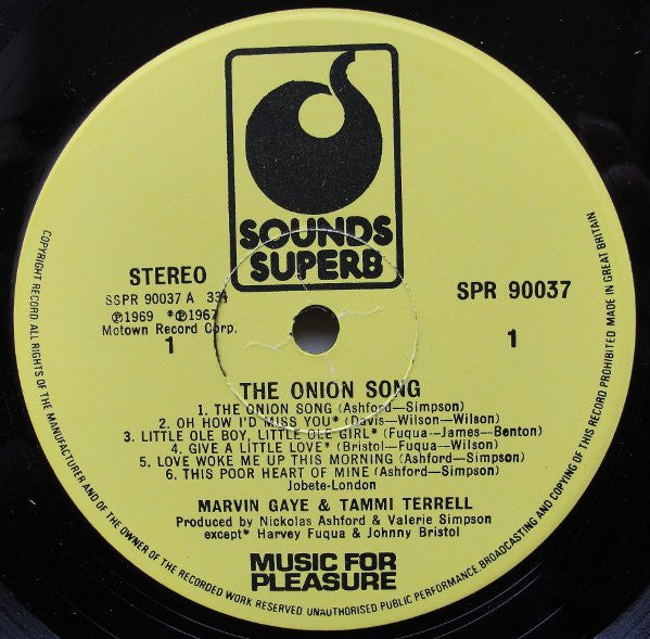 Marvin Gaye And Tammi Terrell : The Onion Song (LP, Comp)