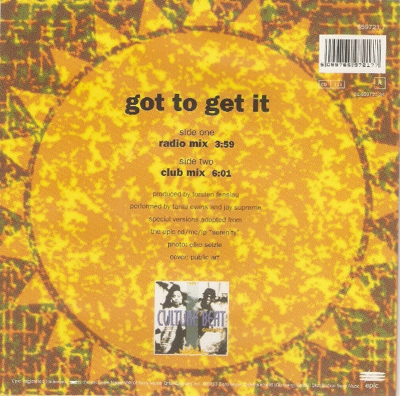 Culture Beat : Got To Get It (7", Single)