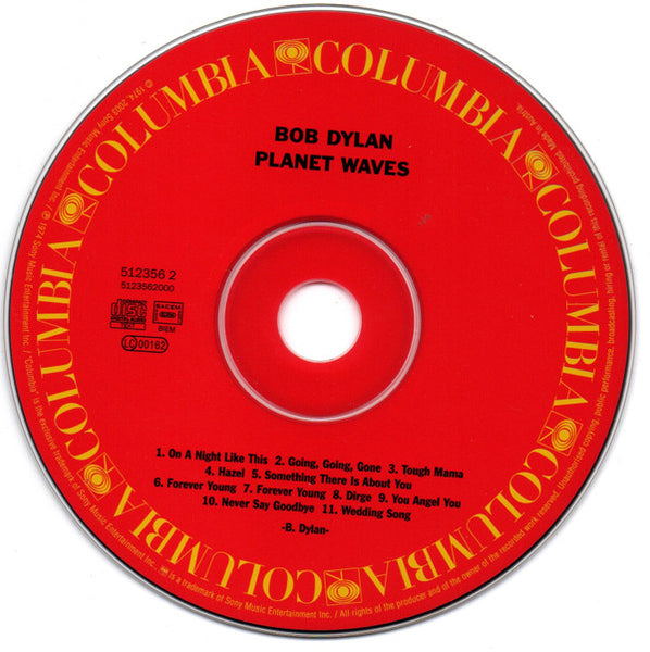 Bob Dylan : Planet Waves (CD, Album, RE, RM)
