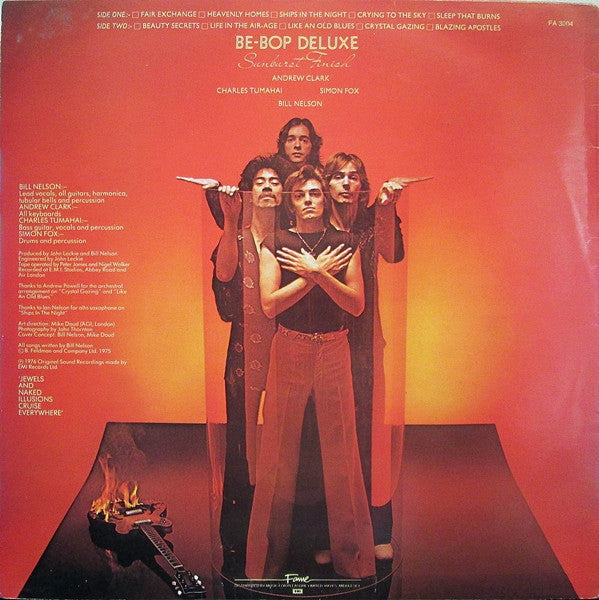 Be-Bop Deluxe* : Sunburst Finish (LP, Album, RP)