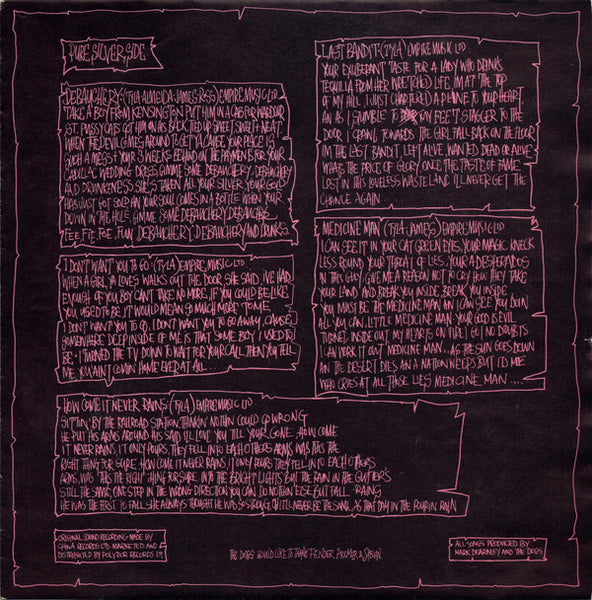 The Dogs D'Amour : In The Dynamite Jet Saloon (LP, Album)
