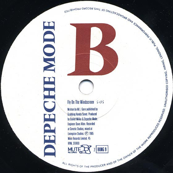Depeche Mode : It's Called A Heart (7", Single)