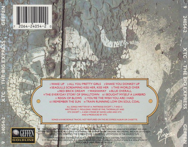 XTC : The Big Express (CD, Album, RE)