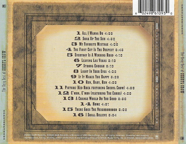 Sheryl Crow : The Very Best Of Sheryl Crow (CD, Comp)
