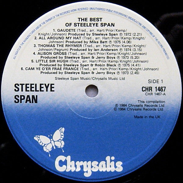 Steeleye Span : The Best Of Steeleye Span (LP, Comp)