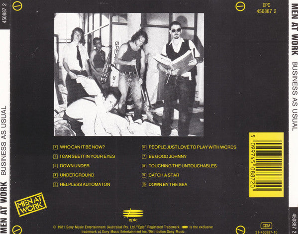 Men At Work : Business As Usual (CD, Album, RE)