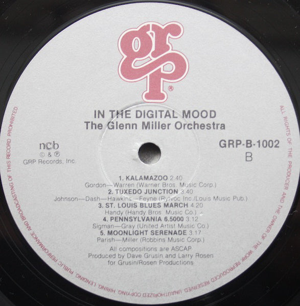 The Glenn Miller Orchestra : In The Digital Mood (LP, Album)