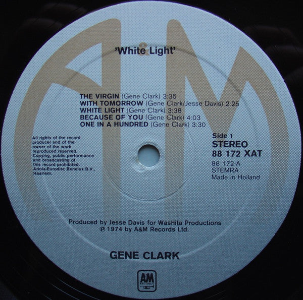 Gene Clark : White Light (LP, Album, RE)