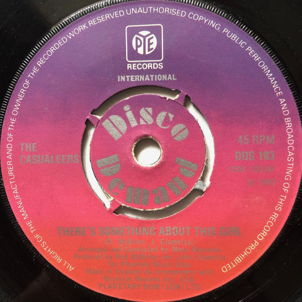 The Casualeers : Dance, Dance, Dance (7", Single, RE, Pus)