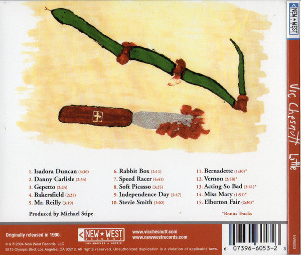 Vic Chesnutt : Little (CD, Album, RM, Dig)