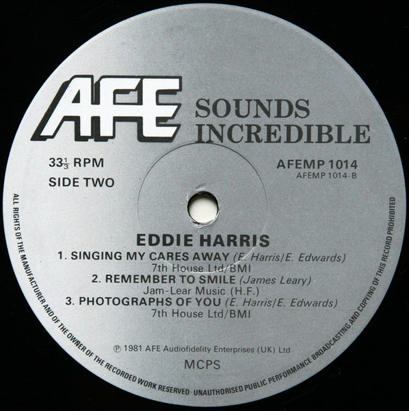 Eddie Harris : Sounds Incredible (LP, Album)