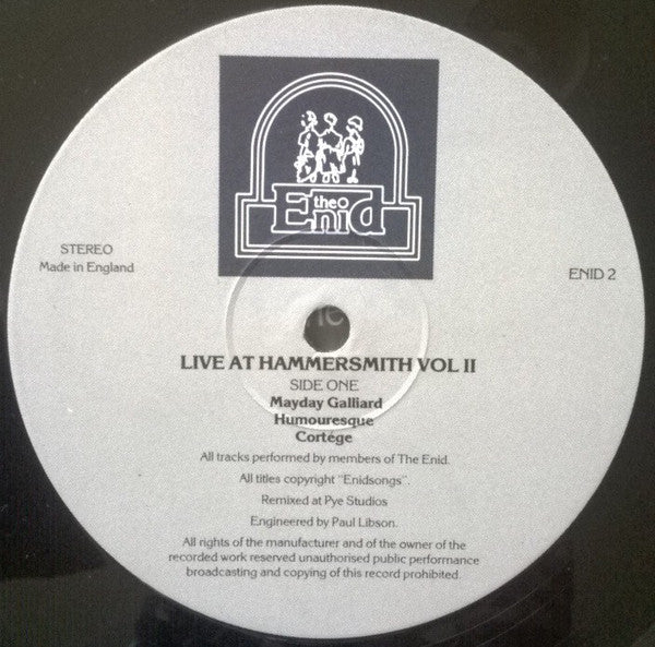 The Enid : Live At Hammersmith Vol II. (LP, Album)