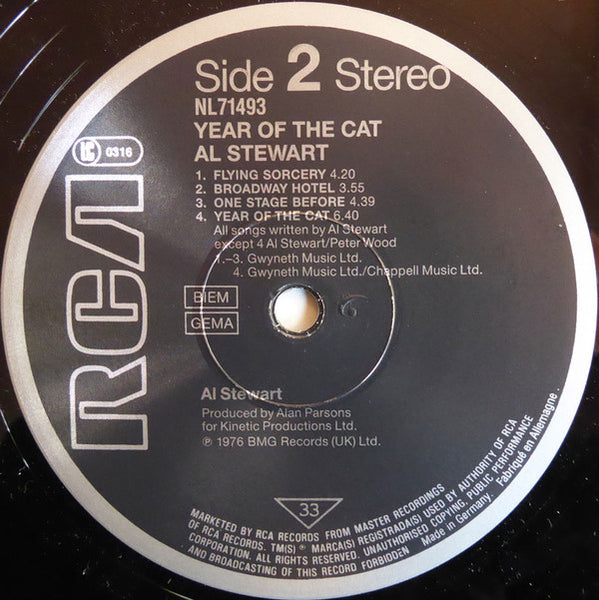 Al Stewart : Year Of The Cat (LP, Album, RE)