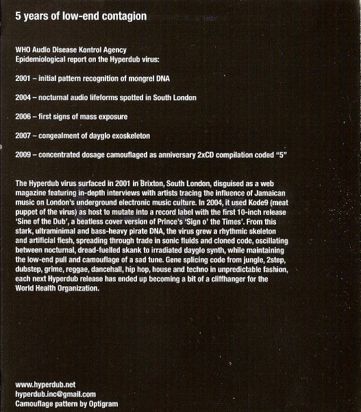 Various : 5 Years Of Hyperdub (2xCD, Comp)