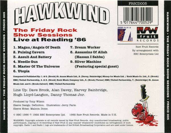 Hawkwind : The Friday Rock Show Sessions (CD, Album)