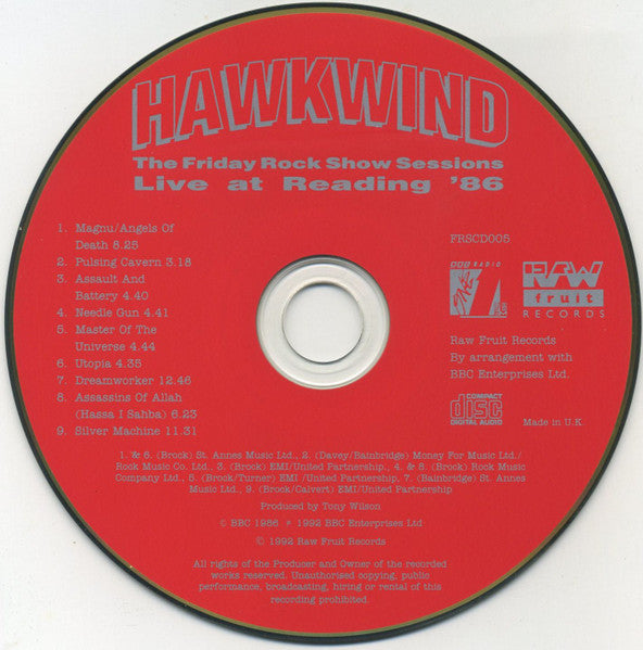 Hawkwind : The Friday Rock Show Sessions (CD, Album)
