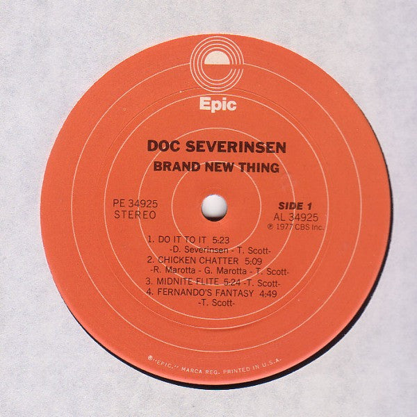 Doc Severinsen : Brand New Thing (LP, Album)