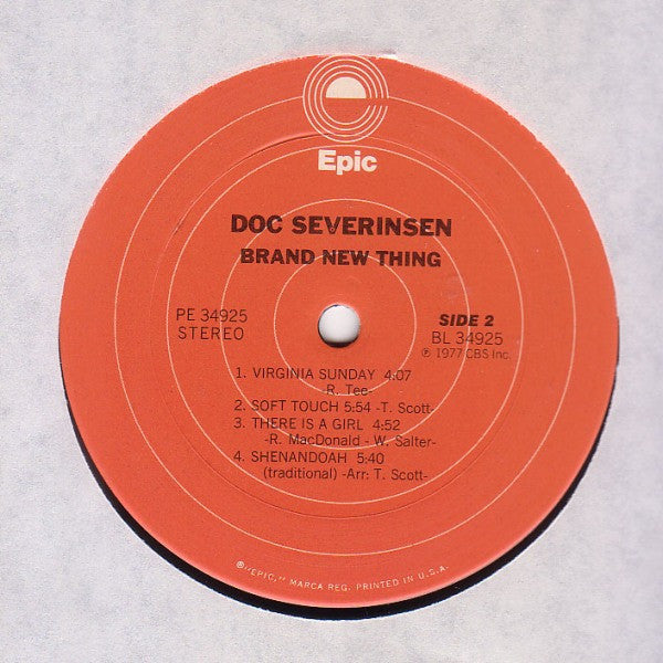 Doc Severinsen : Brand New Thing (LP, Album)