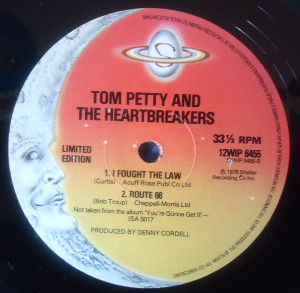 Tom Petty And The Heartbreakers : (She's Gonna) Listen To Her Heart (It's Gonna Tell Her What To Do) b/w I Fought The Law / Route 66 (12", Ltd)