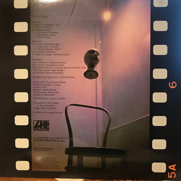 Yes : The Yes Album (LP, Album, RE)