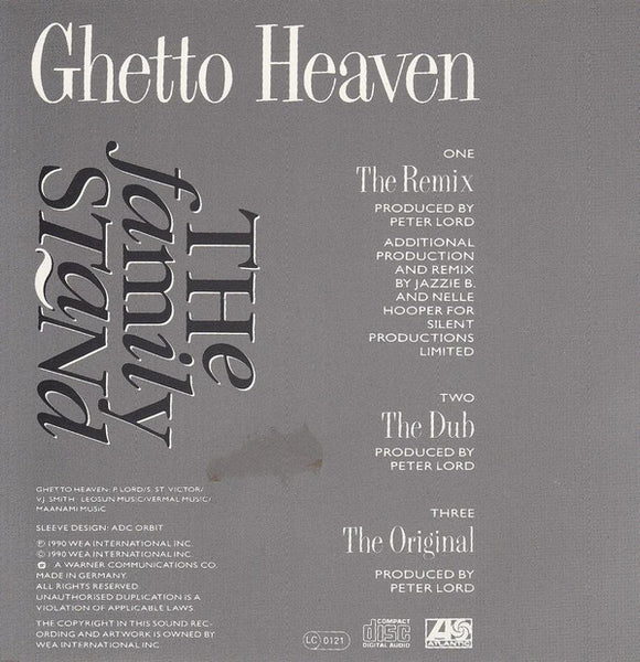 The Family Stand : Ghetto Heaven (CD, Single)