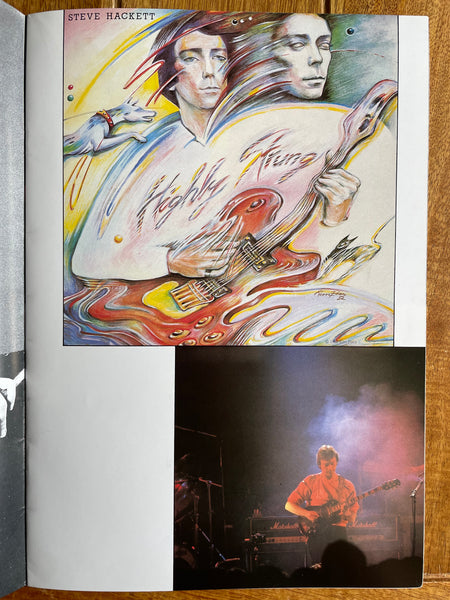 Steve Hackett - Highly Strung Tour Programme 1983