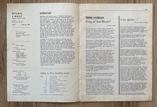 Blues & Soul Monthly Music Review February 1968