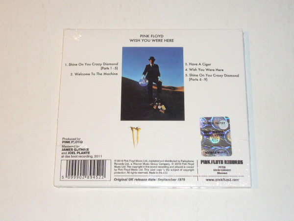 Pink Floyd : Wish You Were Here (CD, Album, RM, Dig)