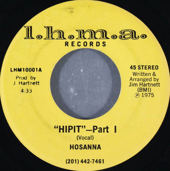 Hosanna : Hipit (7")