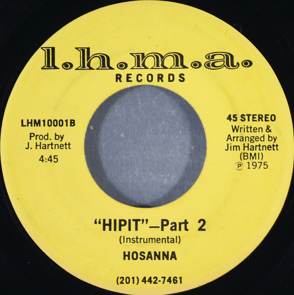 Hosanna : Hipit (7")