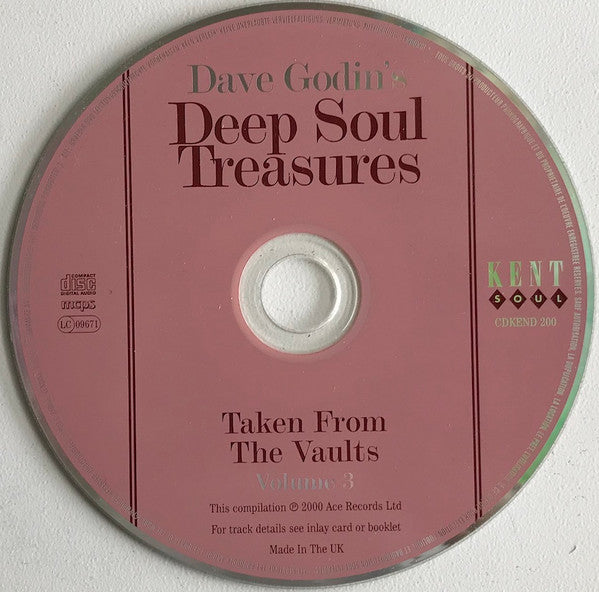 Dave Godin : Deep Soul Treasures (Taken From The Vaults...) (Volume 3) (CD, Comp)
