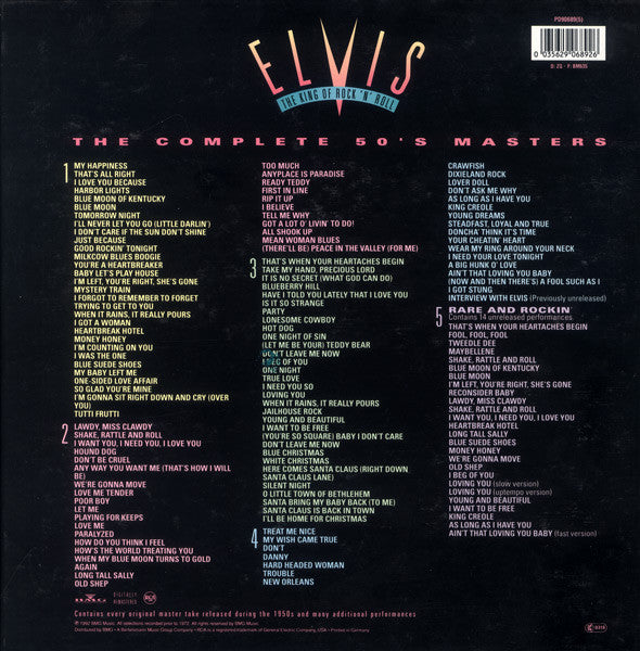 Elvis* : The King Of Rock 'N' Roll (The Complete 50's Masters) (5xCD, RM + Box, Comp)