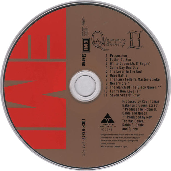 Queen : Queen II (CD, Album, Ltd, RE, RM, Pap)