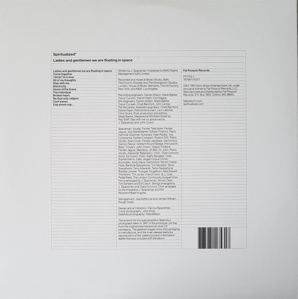 Spiritualized®* : Ladies And Gentlemen We Are Floating In Space (2xLP, Album, RE, RM, RP, 180)