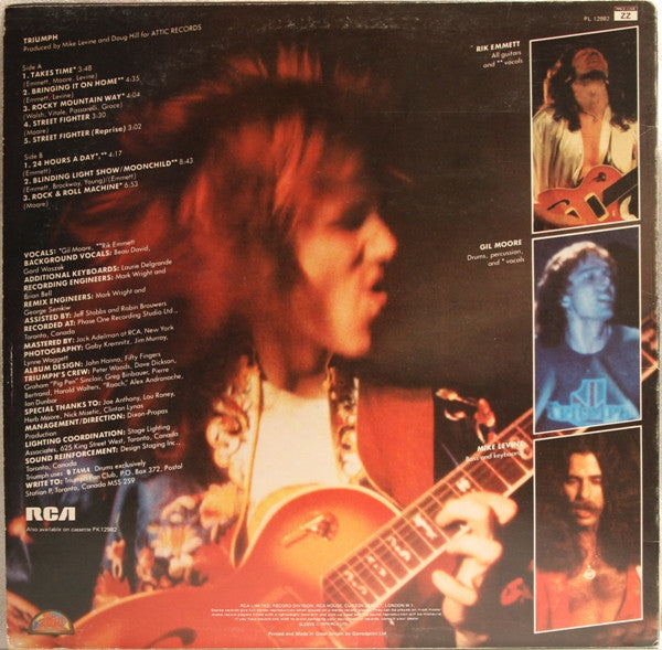 Triumph (2) : Triumph (LP, Album, Comp)
