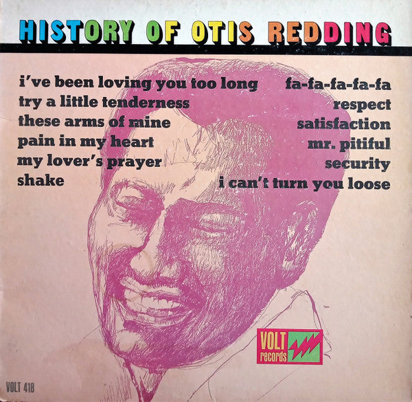 Otis Redding : History Of Otis Redding (LP, Comp, Mono)