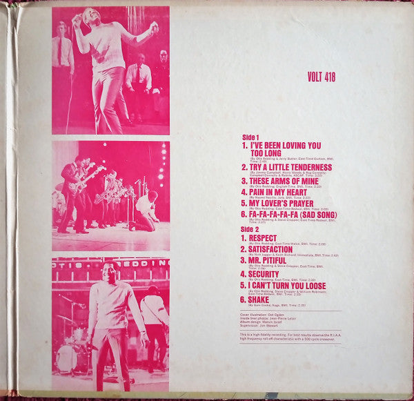 Otis Redding : History Of Otis Redding (LP, Comp, Mono)