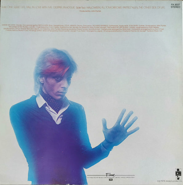 Japan : Quiet Life (LP, Album, RE, Bla)