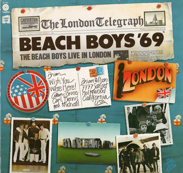 The Beach Boys : Beach Boys '69: The Beach Boys Live In London (LP, Album, RE, Jac)