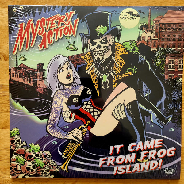 Mystery Action - It Came From Frog Island LP (Lime Green Splatter vinyl)
