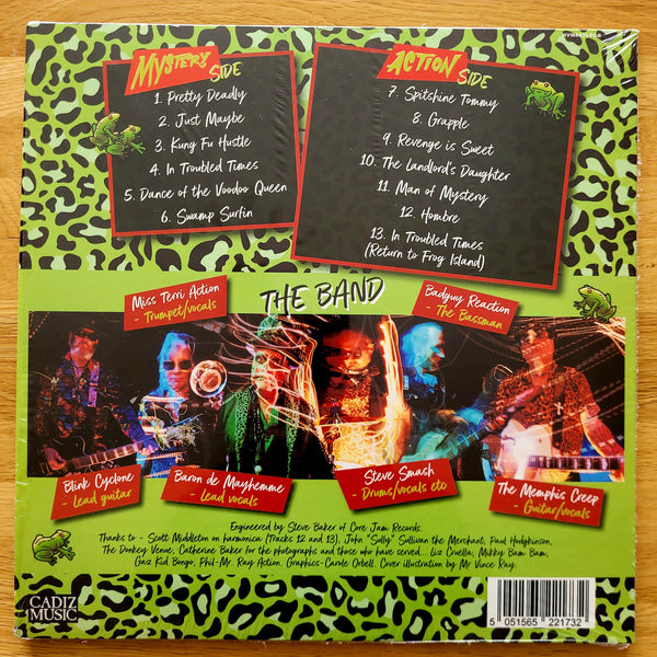 Mystery Action - It Came From Frog Island LP (Lime Green Splatter vinyl)