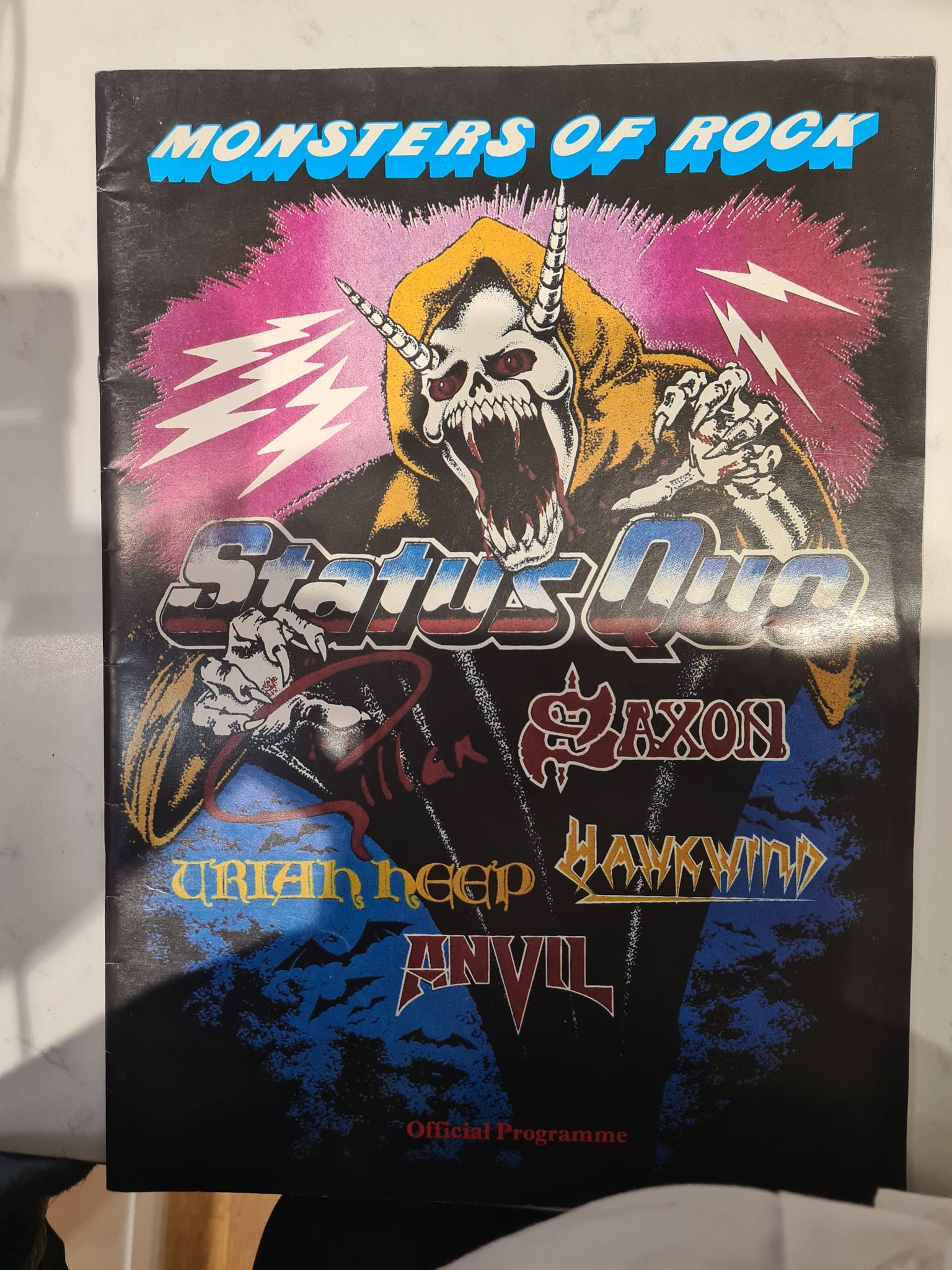 Monsters of Rock Official Programme 1982 – River Soar Records